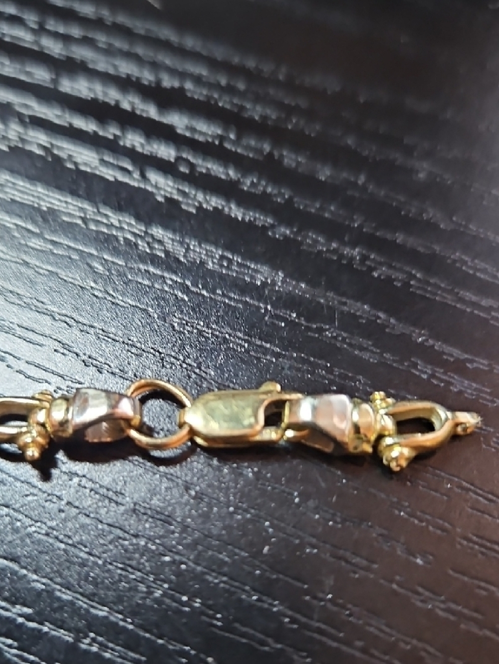 14kt Gold Two-Tone Women's Bracelet - Elegant Cable Link - Picture 6 of 6